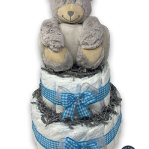 bear huggable diaper cake