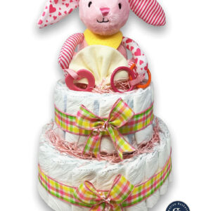 bunny diaper cake
